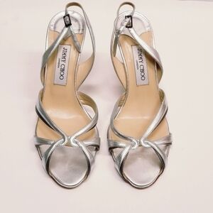 Jimmy Choo‎ Leather Strapy Heels